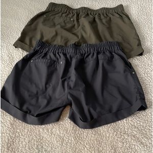 MPG Mondetta Performance shorts M/M (2) pairs one price Olive and Black